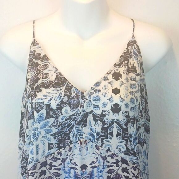 Chelsea28 boho multicolored slip / maxi dress size XS - Picture 3 of 10